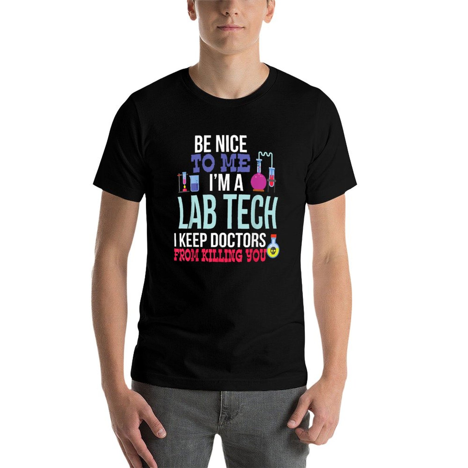Kaos Lucu Teknisi Laboratorium - Medical Lab Technician ulasan dan harga