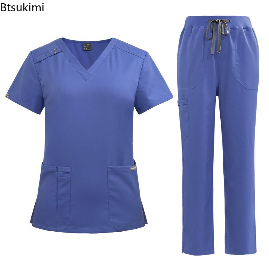 Setelan Seragam Medis Desain B - Medical Lab Design ulasan dan harga