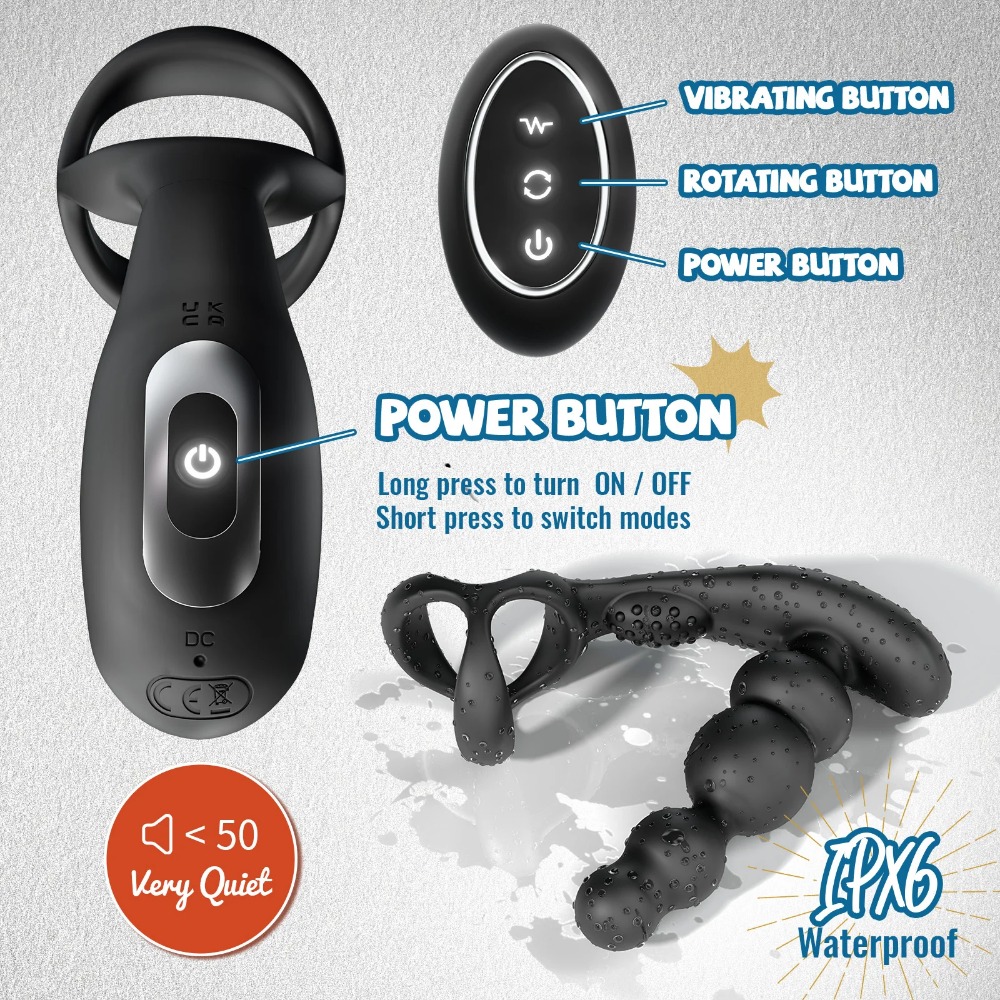 Pemijat Prostat Pria Vibrator  - Medical X ulasan dan harga